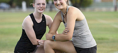 Wimmera athletes Charlie Inkster and Asha Meek showed they have bright futures in track and field with strong performances on the national stage last month.