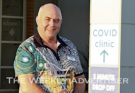 HELPING HAND: Greg Hallam is supporting people to recover from COVID-19 in their own homes through a Grampians Health program at Stawell.