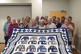 WE CARE: Stawell Patchwork and Quilters Group members donated 45 quilts to people affected by last month’s bushfires at Pomonal.