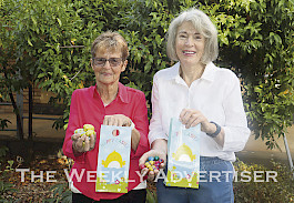 READY: East Grampians Health Service Ark Toy and Activity Library president Bo Munro, left, and treasurer Mary Stapleton with Easter treats.