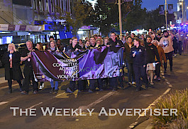 The Wimmera Committee Against Family Violence Shine the Light event.