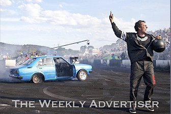 REV-HEAD AT HEART: Andrew Lynch, of Nhill, will take his burnout prowess to the United States where he will compete in a Burnout Masters World Tour.