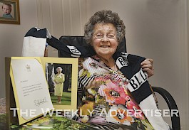 SPECIAL MILESTONE: Horsham’s Jean Robinson will celebrate her 100th birthday on Boxing Day. Picture: PAUL CARRACHER